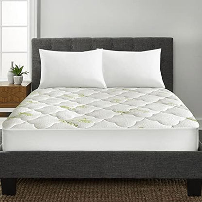 Air Mattress Cover Full Size Quilted Mattress Topper, Bamboo Viscose