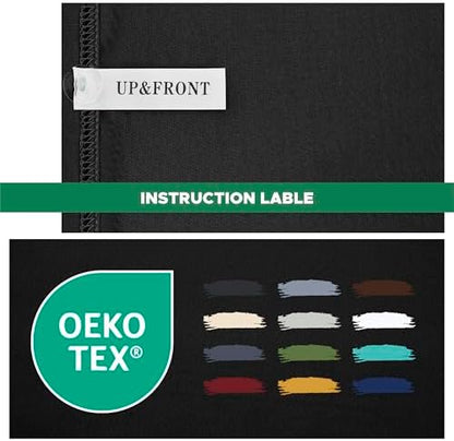Box Spring Cover Full Size-Black Stretch Wrap Around 4 Sided Bed Skirt