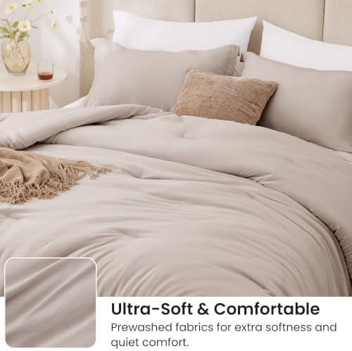 Love's cabin Burlwood Twin/Twin XL Comforter Set, 2-Piece Prewashed Bed Set