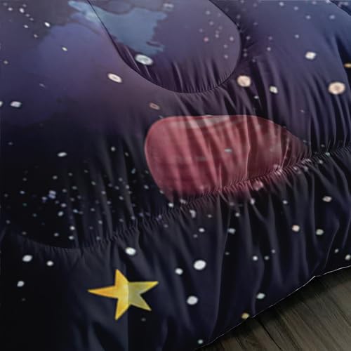 Solar System Bedding Full Comforter Set with 2 Pillowcases.