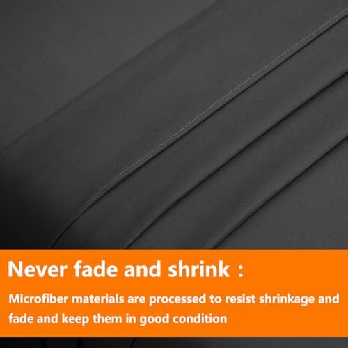 TAIMIT Dark Grey Twin Size Comforter Set - 5 Pieces, Bed in a Bag Bedding Sets with All Season Soft Quilted Warm Fluffy Reversible Comforter,Flat Sheet,Fitted Sheet,1 Pillow Shams,1 Pillowcases