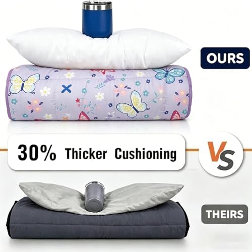 Primlect Toddler Nap Mat with Pillow, Thickened Extra Large Sleeping Bag
