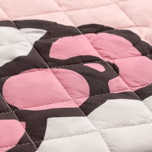 Jay Franco Sanrio Hello Kitty Twin Quilt Set, 2-Piece Super Soft Pink