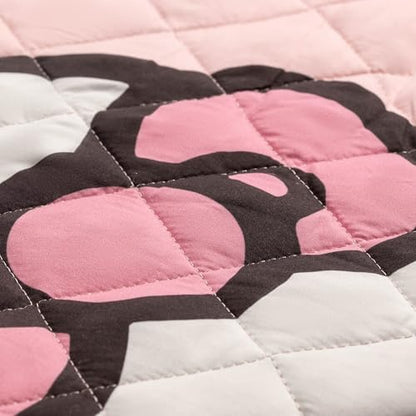 Jay Franco Sanrio Hello Kitty Twin Quilt Set, 2-Piece Super Soft Pink