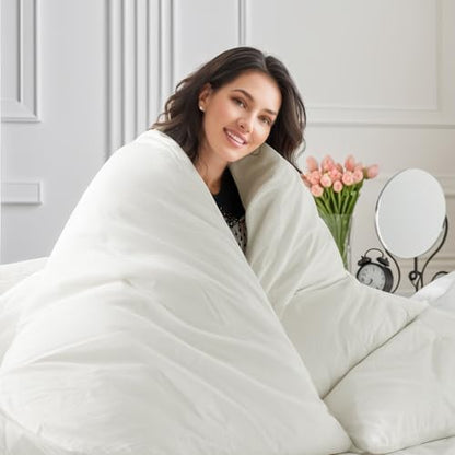 NEXHOME PRO Duvet Cover Oversized Twin Size, 2 Pieces Cotton Bedding Set