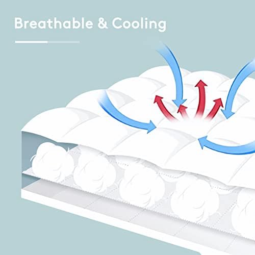SameBed Mattress Topper Cal King,Extra Thick Mattress Pad Cover for Back Pain,Cooling Mattress Protector with 8-21 Inch Deep Pocket,Overfilled Down Alternative Filling
