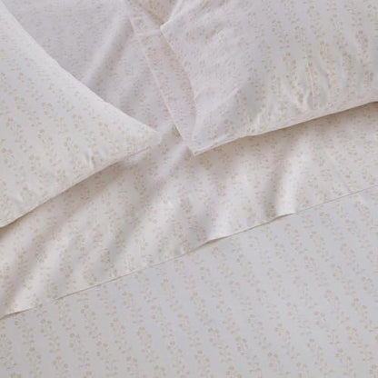 Martha Stewart - Twin Cotton Percale Sheet Set with Matching Pillowcase