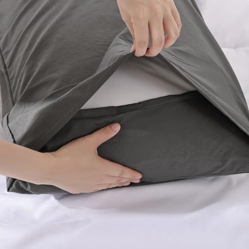 ROSGONIA Alaskan King Comforter, Charcoal Gray, 136x120 Soft Bedding Quilt