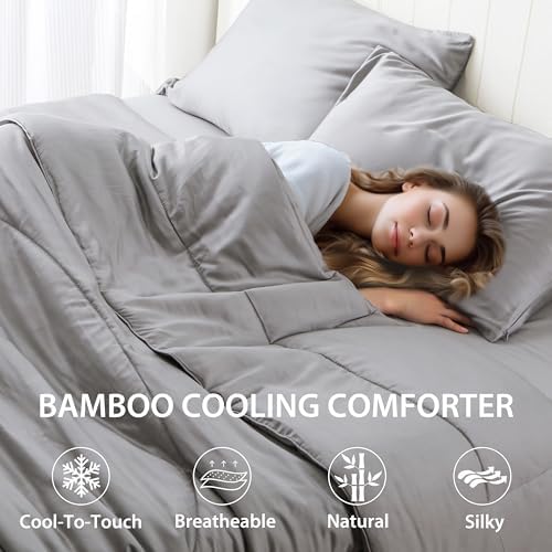 Bamboo Viscose Summer Comforter/Blanket King Size, 106 x 90 Inches
