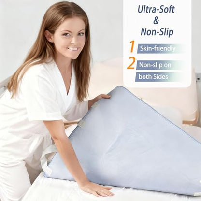 Positioning Bed Pads with 8 Handles for Elderly Adults 34"x52"-4 Pack