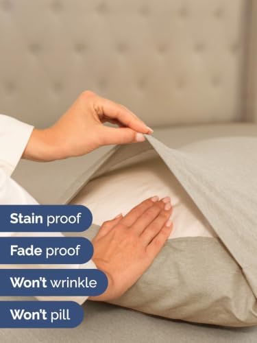 Extra Deep Pocket King Sheet Set - Breathable & Cooling - Heathered Beige