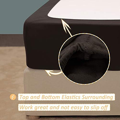 Mrs Awesome Queen/Queen XL Box Spring Cover Chocolate Brown