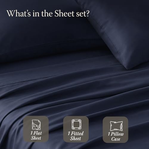 Threadmill 400 Thread Count Egyptian Cotton Twin XL Sheet Set, Sateen