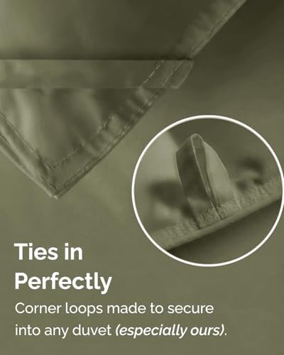 Twin Comforter Set - 5 Piece Bed in a Bag Twin Size Bed Set - Sage Green