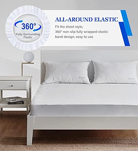 Full Size Mattress Protector Waterproof Mattress Topper Pad 2 Pack