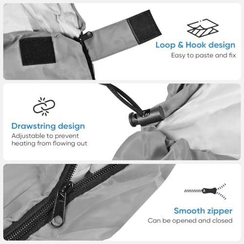 OBTANIM Sleeping Bags Portable Waterproof Camping Sleeping Bag for Adults Kids 4 Seasons Cold Weather or Warm Backpacking Hiking Travel Indoor Outdoor Use