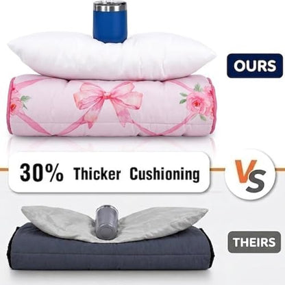 Primlect Toddler Nap Mat with Pillow, Thickened Extra Large Sleeping Bag