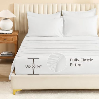 Litanika Twin/Twin XL Comforter Set with Sheets - 5 Pieces Bed in a Bag