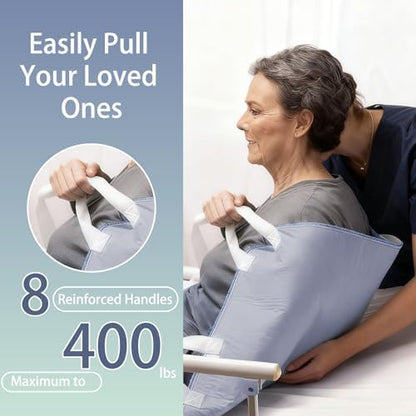 Positioning Bed Pads with 8 Handles for Elderly Adults 34"x52"-4 Pack