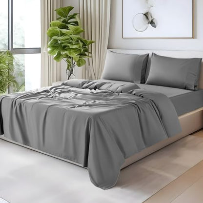 SONORO KATE 100% Egyptian Cotton Sheets,1200 Series,Full Size