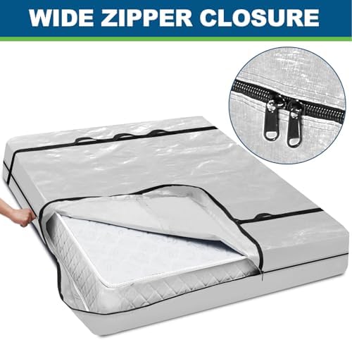 TICONN Mattress Bags for Moving, Heavy Duty Mattress Cover Storage Bag