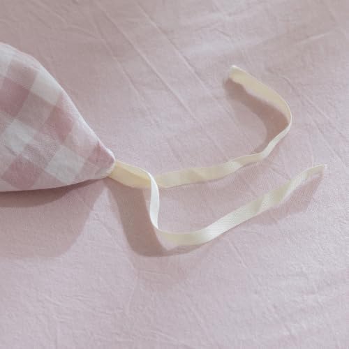 JIYUAN Oversized Queen Washed Cotton Duvet Cover SetClassic Gingham