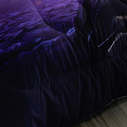 Soccer Bedding Comforter Sets King Size with 2 Pillowcases.