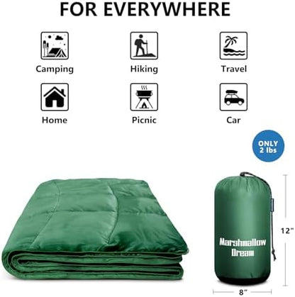 Camping Blanket Puffy Camp Blanket Large Outdoor Blanket