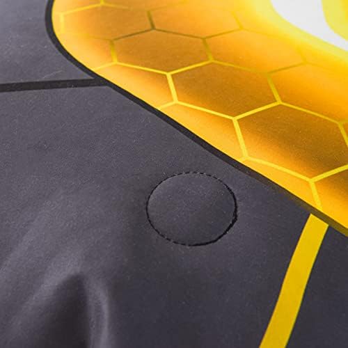 NTBED Game Console Comforter Set for Boys Girls Kids Geometric Lightweight Microfiber Bedding Sets (Gold, Full)