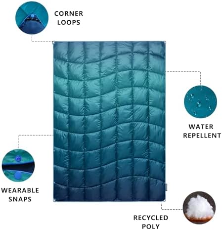 Camping Blanket Puffy Camp Blanket Mini Outdoor Blanket