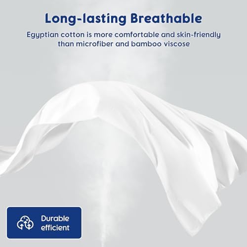 SONORO KATE 100% Egyptian Cotton Sheets,1200 Series,Cal King Size