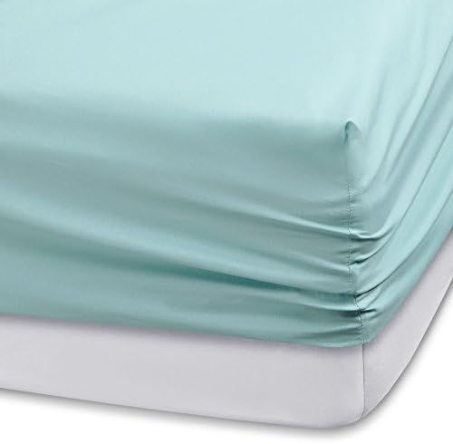 Comfort Spaces Microfiber Set,6 pcs, 14" Deep Pocket, Wrinkle Resistant All Around Elastic-Year-Round Cozy Bedding Sheet, Matching Pillow Cases, Full, Aqua (CS20-0117)