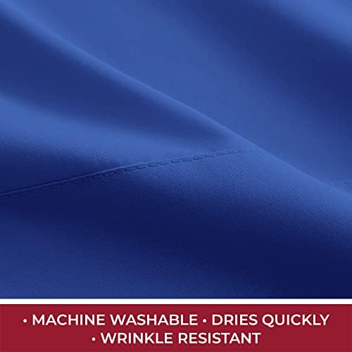 Mellanni Iconic 4-Piece, Ultra Soft Sheet Set (RV/Short Queen, Royal Blue)