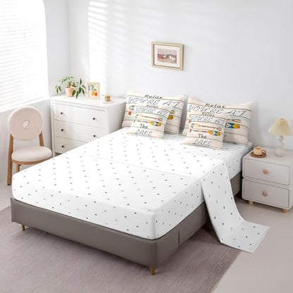Erosebridal Lake Camping Comforter Set Twin Size,Oil Art Boat Paddle Bedding Set for Kids Teens,Wooden Plank (Comforter+Fitted+Flat Sheet+2 Pillowcases+2 Throw Pillow Covers) 7 Pieces Bed Set