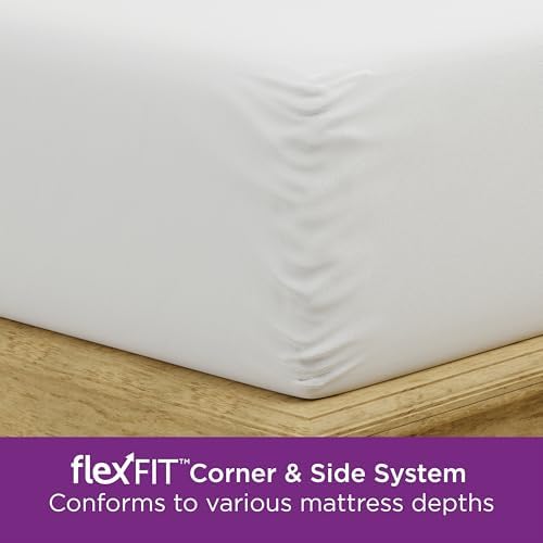 AllerEase Ultimate Allergy Protection and Comfort Zippered Mattress Protector, Full, White