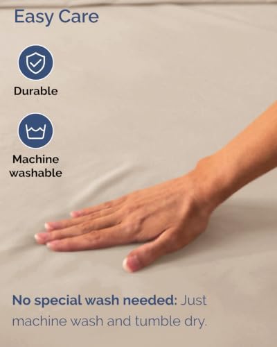 CGK Linens Extra Deep Flex Top Split Head King Fitted Sheet Only - Wheat