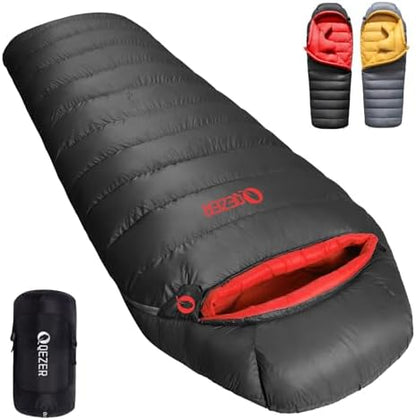 Down Sleeping Bag for Adults, 620 Fill Power Backpacking