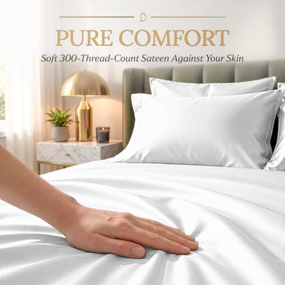 DECOLURE 100% Viscose Derived from Bamboo Sheets | 6 Pc Bed Set