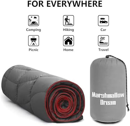 Camping Blanket Puffy Camp Blanket Large Outdoor Blanket