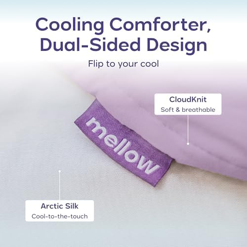 Mellow Cloud Cold Cooling Comforter for Hot Sleepers, Built-in Duvet