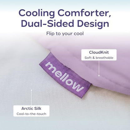 Mellow Cloud Cold Cooling Comforter for Hot Sleepers, Built-in Duvet