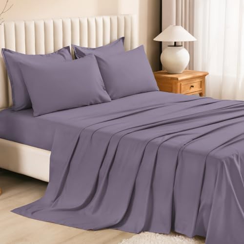 Litanika California King Comforter with Sheets - 7 Pcs Bed in a Bag