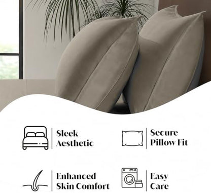 |King Size Sheet Set | Organically Grown | Ultra Soft & Cooling |100% Viscose | 17" Deep Pocket [Cocoa]
