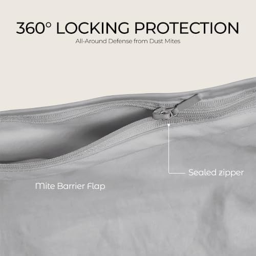 FAUNNA 100% Cotton Duvet Cover Dust Mite Bed Bug Comforter Protector TwinXL