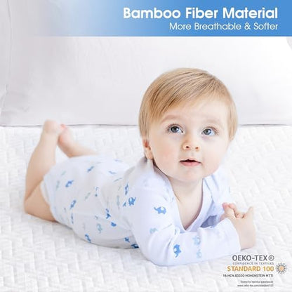 Hanherry 100% Waterproof Mattress Protector Full Size, Mattress Cover 3D Air Fabric Cooling Mattress Pad Cover Smooth Soft Breathable Noiseless, 8''-21'' Deep Pocket