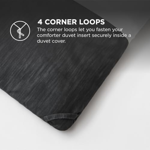 Bedsure Charcoal Cal King Comforter Set, Soft Cationic Dyed Bed Set 3 Pcs