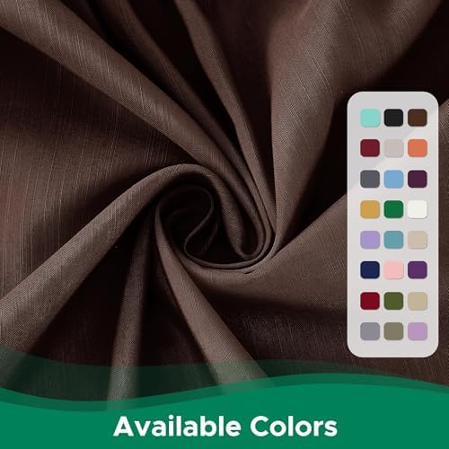 Wrap Around Bed Skirt Full Size 25" Drop-Elastic Long Dust Ruffle Brown