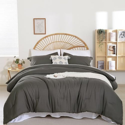 weigelia Queen Comforter Set with Sheets - 7 Pieces Bed in a Bag Queen