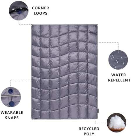Camping Blanket Puffy Camp Blanket Large Outdoor Blanket