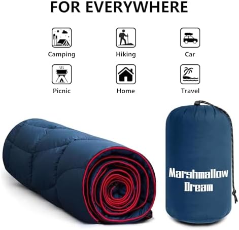 Camping Blanket Puffy Camp Blanket Large Outdoor Blanket